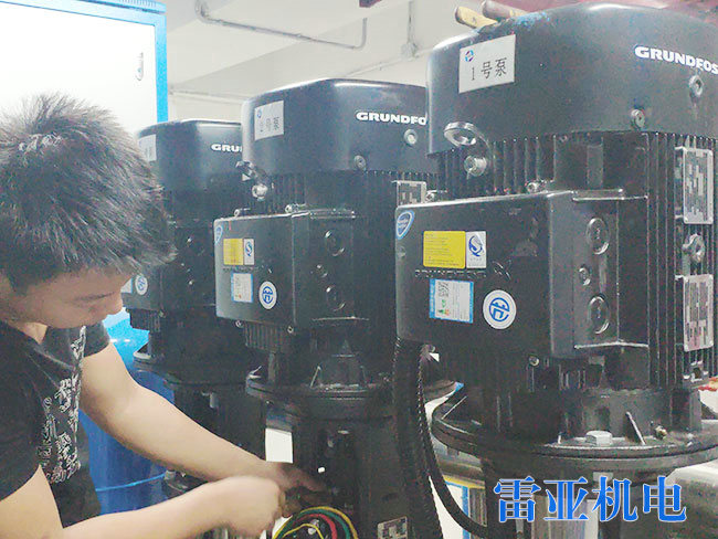 長(zhǎng)沙珠江花城小區(qū)生活水泵維修2