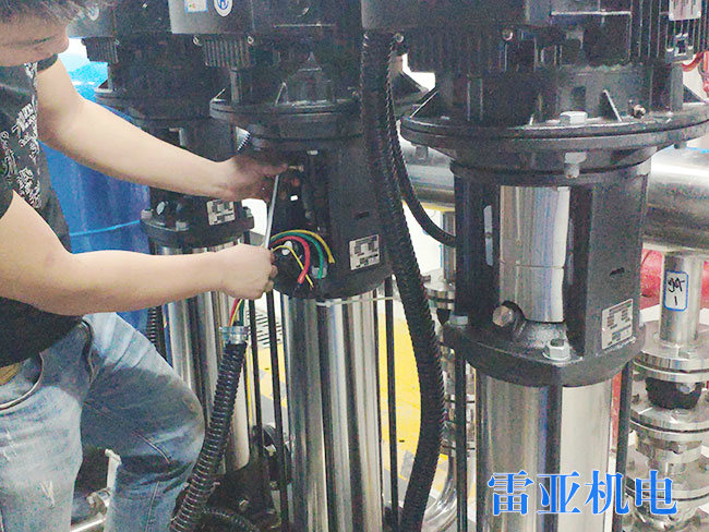 長(zhǎng)沙珠江花城小區(qū)生活水泵維修3