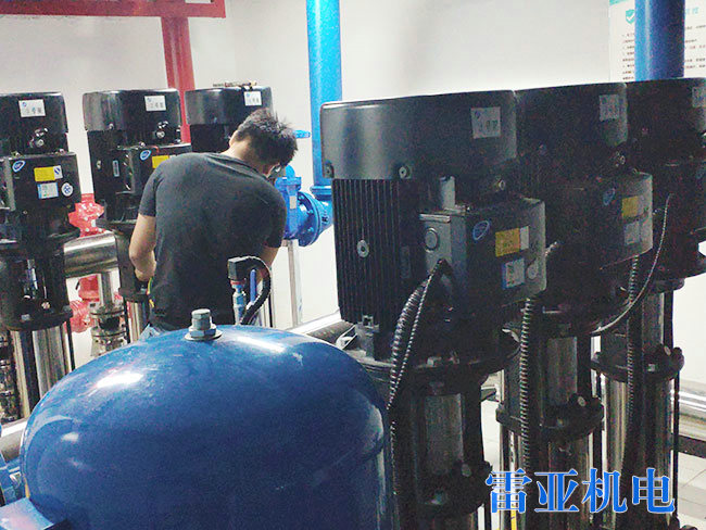 長(zhǎng)沙珠江花城小區(qū)生活水泵維修4